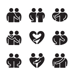 Friendship Icon Set 
