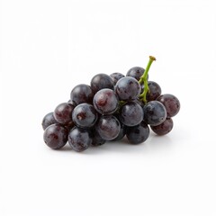 Fototapeta premium Raw grapes bunch with natural dusty skin effect ideal for fruit packaging, wellness media, and digital design