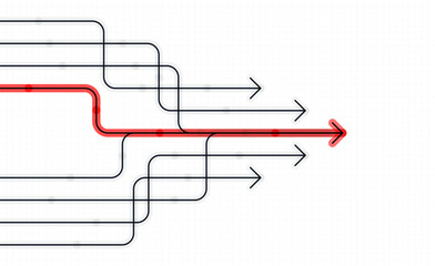 Abstract arrow direction. Business investment to success. financial data graph strategy. Technology background. High speed.