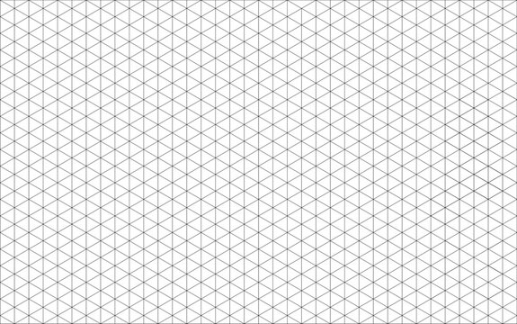 Isometric grid line pattern background