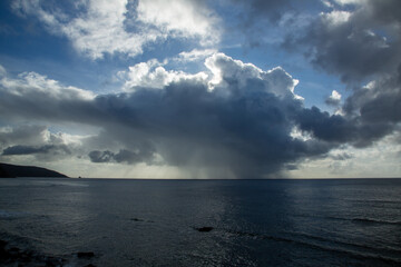 奄美大島の空と夏雲。