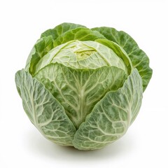 Organic cabbage closeup showing layered leaf structure for food packaging, health blogs, and culinary ingredient visuals
