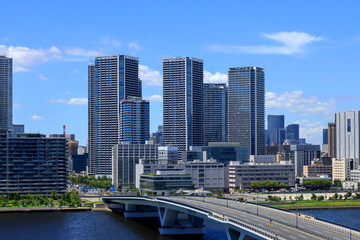Obraz premium 東京散歩 豊洲市場あたり