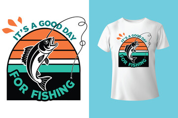 Fishing typography t shirt design