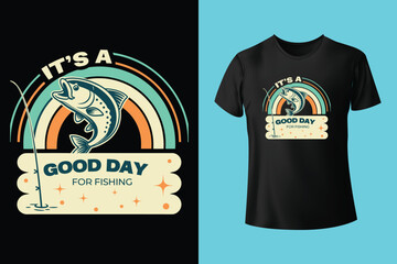 Fishing typography t shirt design