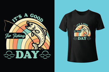 fishing t-shirt design, fishing vector typography t-shirt design.