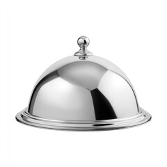 Polished chrome serving dome