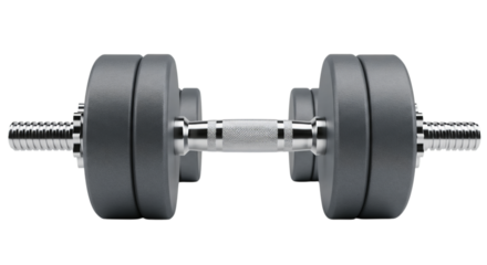a pair of dumbbells isolated on a transparent background