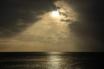 奄美大島の空と夏雲。