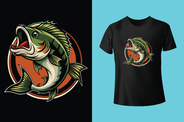 Fishing T shirt design, vintage, typography