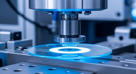 Precision machine processing transparent disc industrial