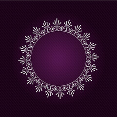 vintage floral frame