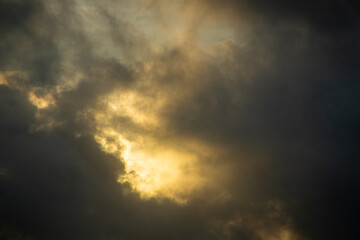 奄美大島の空と夏雲。