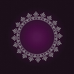 vintage floral frame