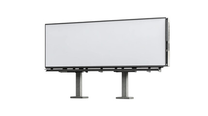Obraz premium Billboard Mockup 08 isolated on transparent background