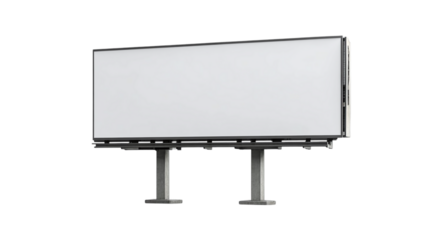 Billboard Mockup 08 isolated on transparent background