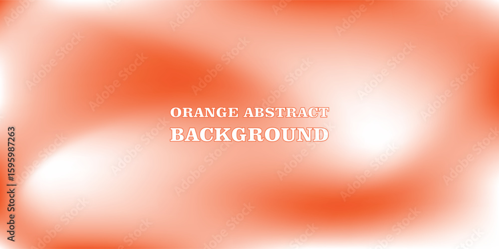 Poster Vector orange gradient vector background simple abstract design