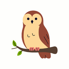 owl on branch