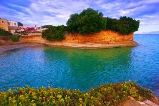 wonderful summer view, spectacular nature scene in Greece, Corfu island, Sidari resort, canal D Amour, Greece, Europe ...exclusive - this image is sell only on Adobe stock