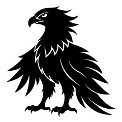 Eagle silhouette vector