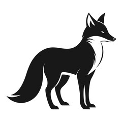 Fox silhouette vector