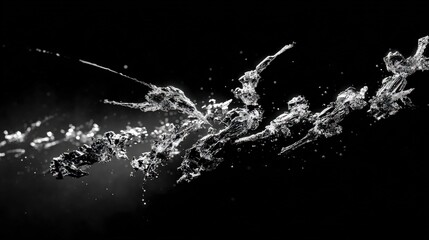 Abstract Black And White Geometric Pattern