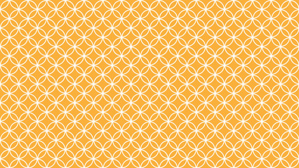 七宝柄（オレンジ）