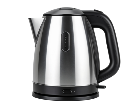  Modern Stainless Steel Electric Kettle – Fast Boil Appliance PNG