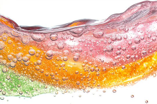 Refreshing Fizzy Bubbles and Thirst-Quenching cola Carbonated Drink for a Cheerful Toast
