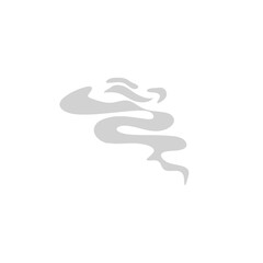 Cartoon smoke clouds comic vector illustration 