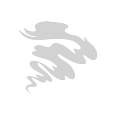 Cartoon smoke clouds comic vector illustration 