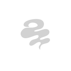 Cartoon smoke clouds comic vector illustration 