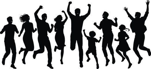 Abstract geometric design with vibrant color palette