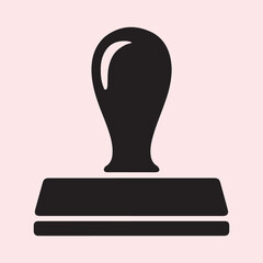 Simple Vector Illustration of a Stamp
