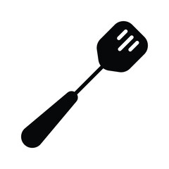 Spatula Icon. Kitchen Cooking Utensil Spatula Illustration. Kitchen Accessory. EPS10.