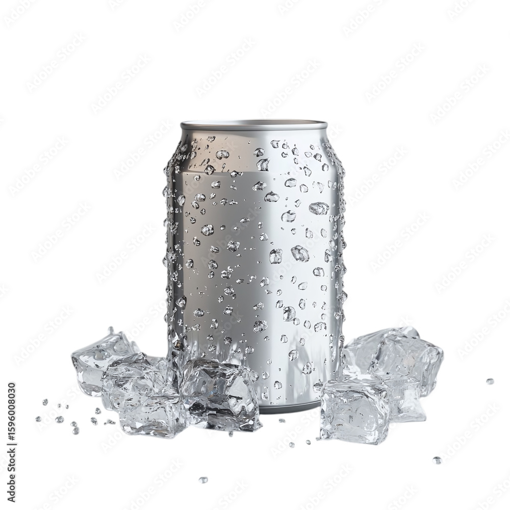 Poster Can in ice mockup - Image #2 @Midteam
