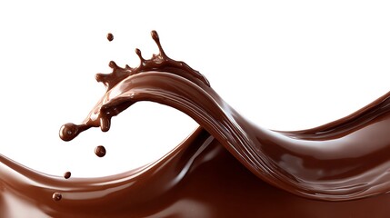 melted chocolate dripping