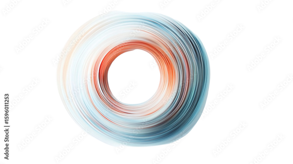 Poster circle motion blur photo poster effect mockup designed using a geometric layout and sharp icon-based