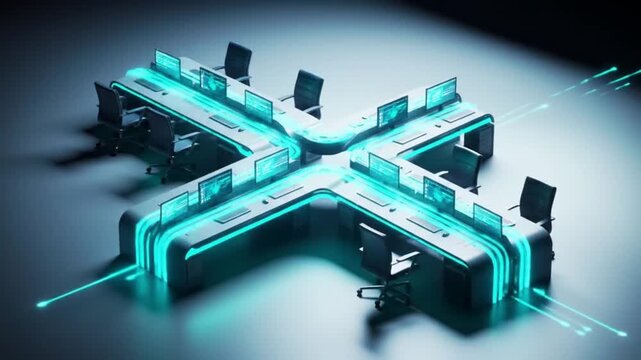 Futuristic City Interchange