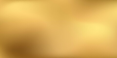 Gold foil leaf texture, glass effect background vector illustration.