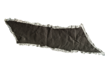 Comic Speech Bubble Crafted from Torn Japanese Newspaper