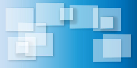 Blue background Abstract Geometric pattern light. material in triangle diamond and blue squares shapes. Blue technology square business background with motion gradient blue light effect. colorful wall