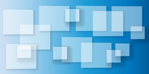 Blue background Abstract Geometric pattern light. material in triangle diamond and blue squares shapes. Blue technology square business background with motion gradient blue light effect. colorful wall