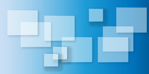 Blue background Abstract Geometric pattern light. material in triangle diamond and blue squares shapes. Blue technology square business background with motion gradient blue light effect. colorful wall