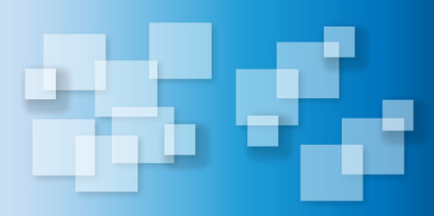 Obraz premium Blue background Abstract Geometric pattern light. material in triangle diamond and blue squares shapes. Blue technology square business background with motion gradient blue light effect. colorful wall
