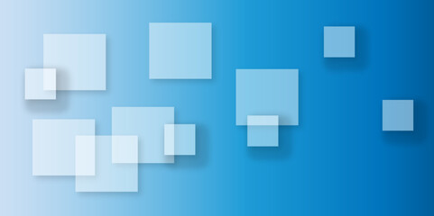 Blue background Abstract Geometric pattern light. material in triangle diamond and blue squares shapes. Blue technology square business background with motion gradient blue light effect. colorful wall