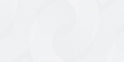 Abstract white glowing geometric lines on gray background. illustration