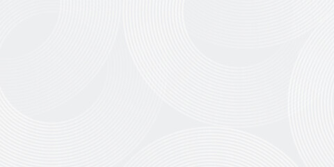 Abstract white glowing geometric lines on gray background. illustration