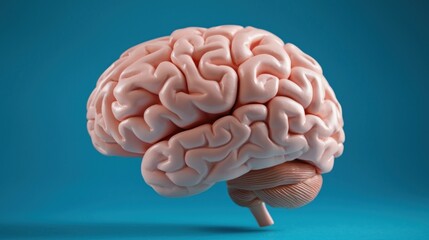 3d Rendering of Human Brain, Exploring Neuroscience and Cognitive Function