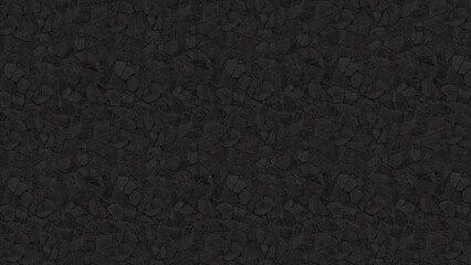 Fototapeta premium Stone wall pattern black for outdoor materials